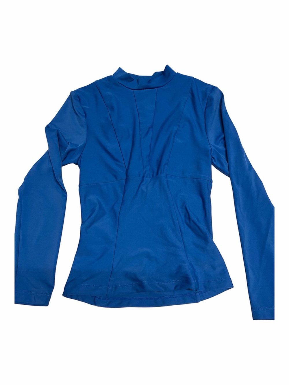 NEW Mikoh “Lowers” Women’s Long Sleeve Rash Guard Swim Shirt Muted Blue Size XS